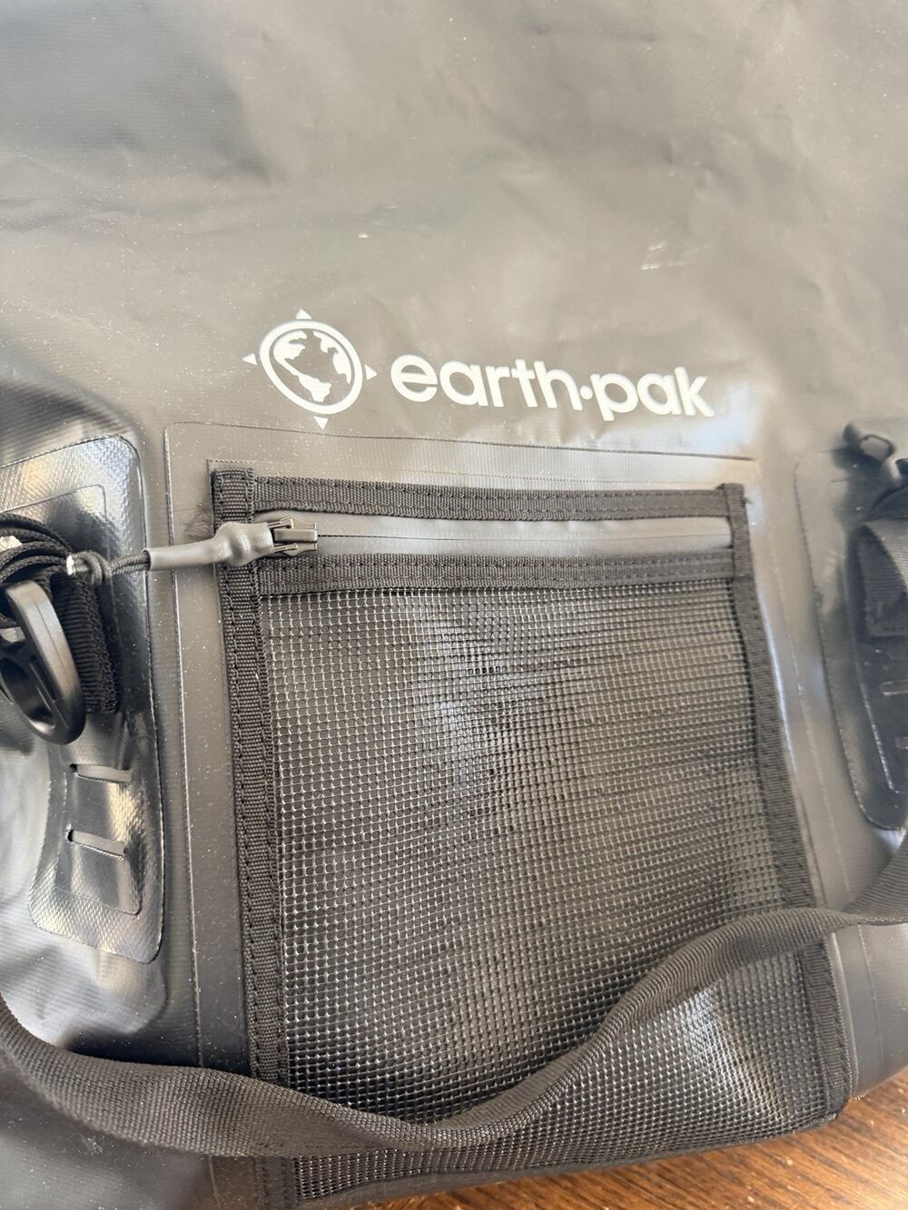 Earth Pak Waterproof Dry Duffel Bag Roll-Top Black Camping Travel Kayak Boat